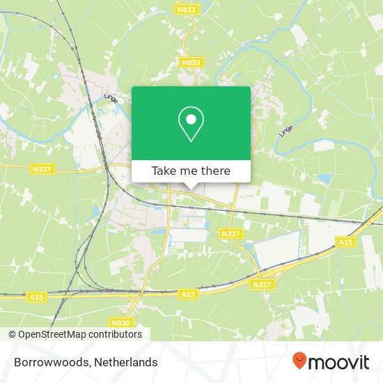 Borrowwoods map