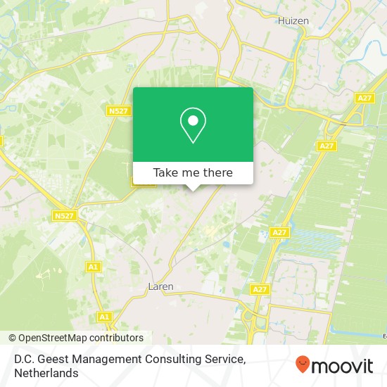 D.C. Geest Management Consulting Service Karte