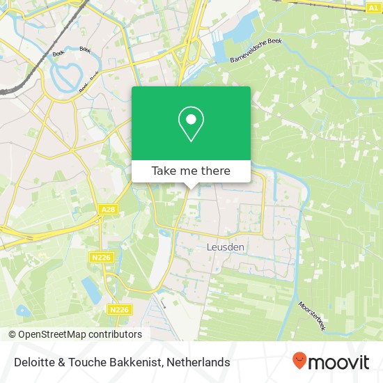 Deloitte & Touche Bakkenist map