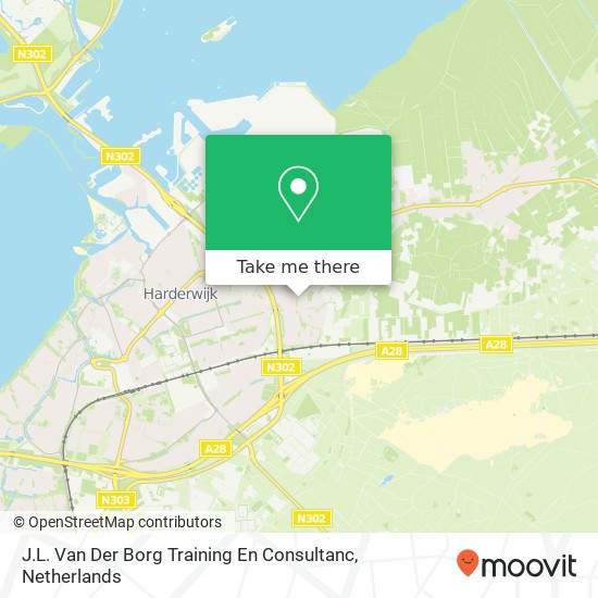 J.L. Van Der Borg Training En Consultanc map