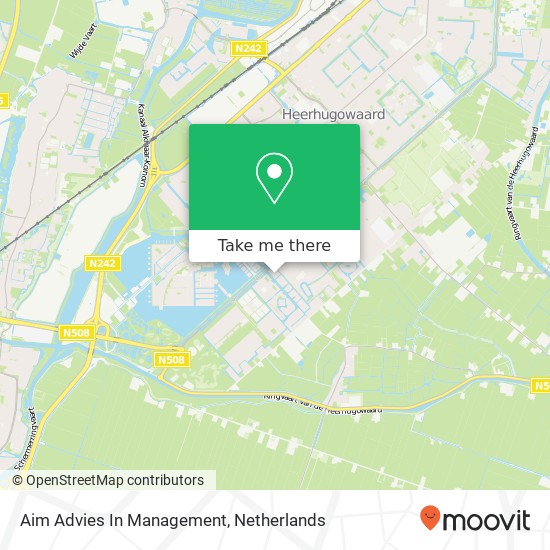 Aim Advies In Management map