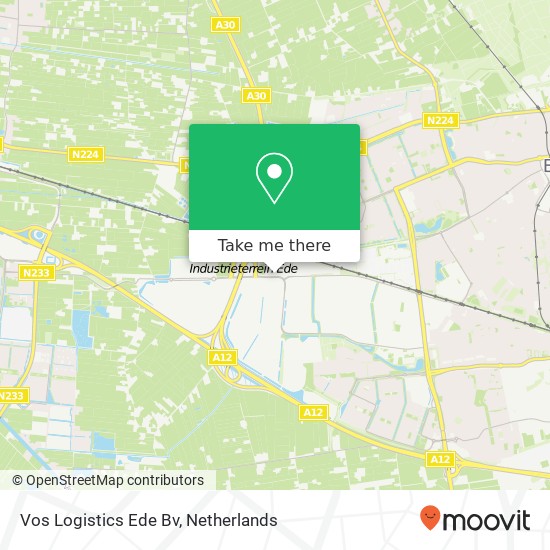 Vos Logistics Ede Bv map