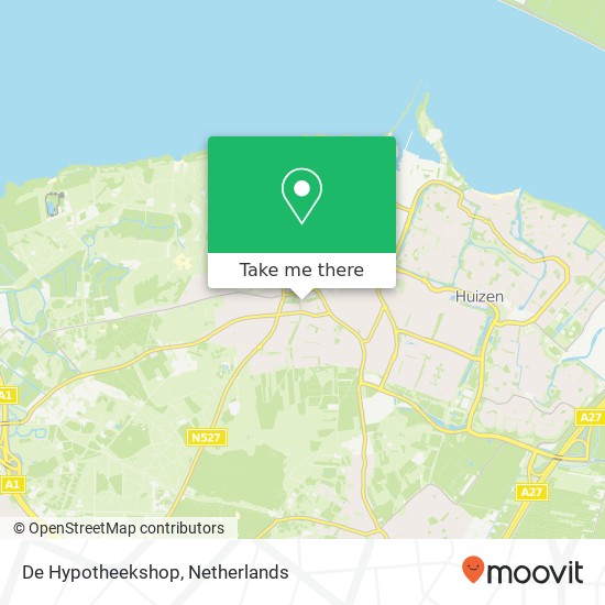 De Hypotheekshop map