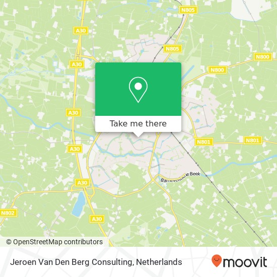 Jeroen Van Den Berg Consulting map