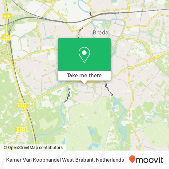 Kamer Van Koophandel West Brabant Karte