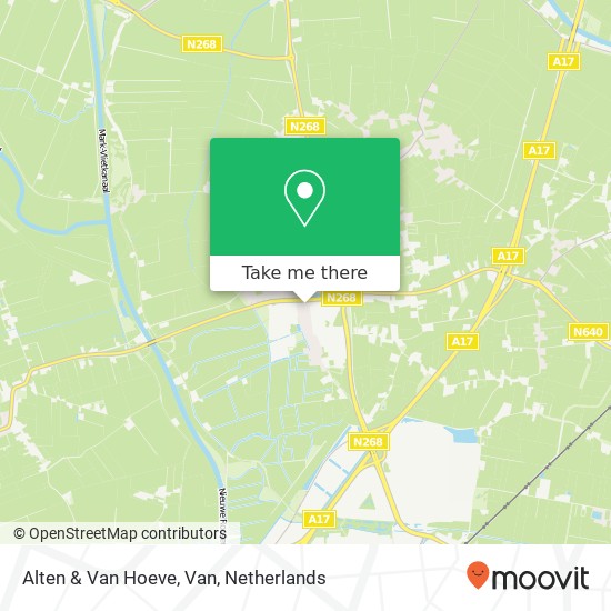 Alten & Van Hoeve, Van map