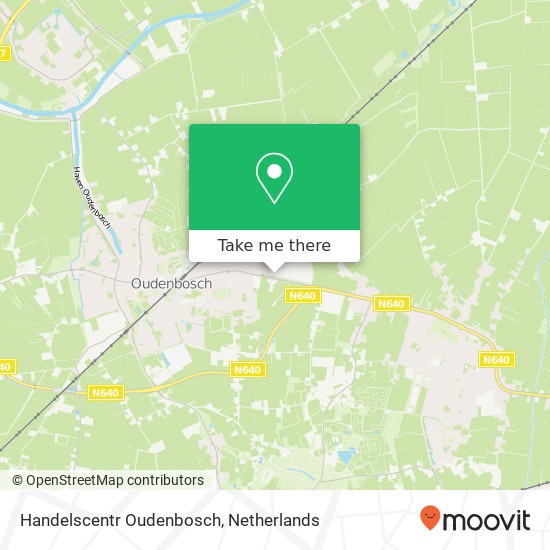 Handelscentr Oudenbosch map