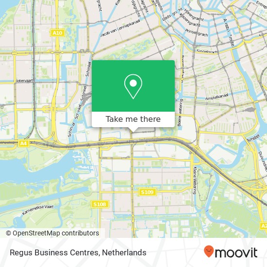 Regus Business Centres map