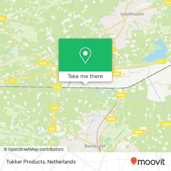 Tukker Products map