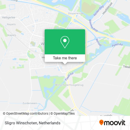 Sligro Winschoten map