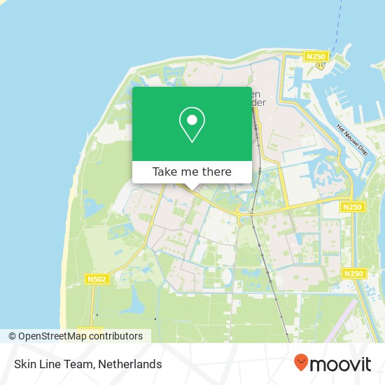 Skin Line Team map