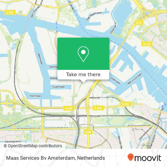 Maas Services Bv Amsterdam map
