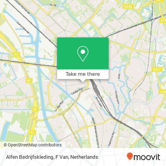 Alfen Bedrijfskleding, F Van map