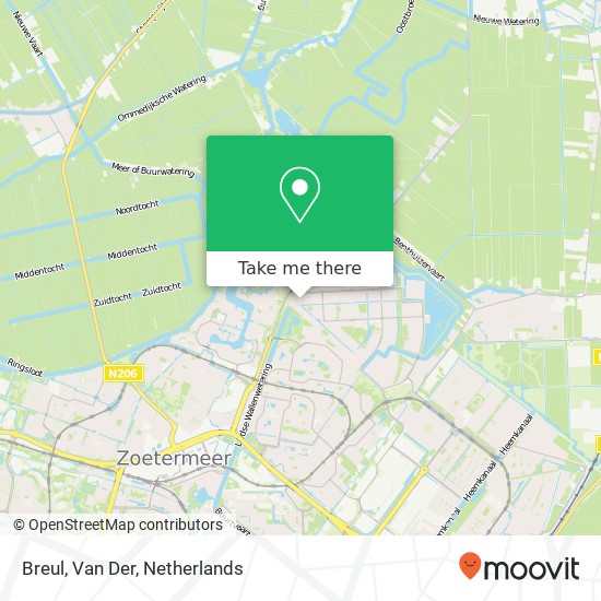 Breul, Van Der map