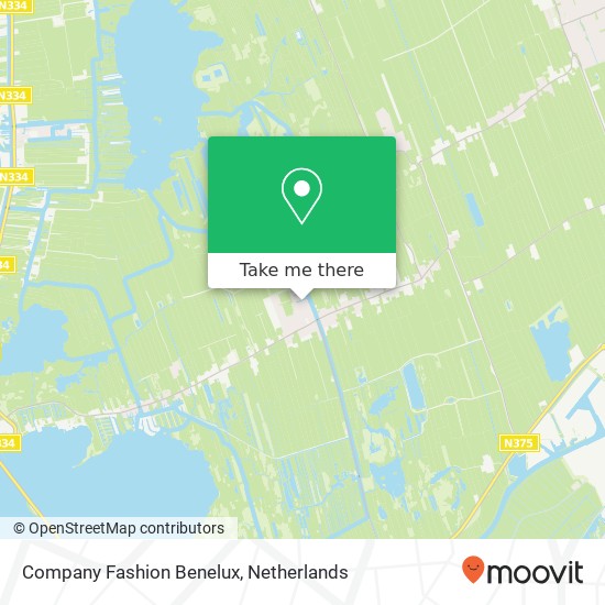 Company Fashion Benelux map