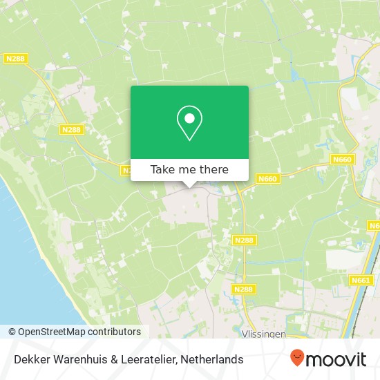 Dekker Warenhuis & Leeratelier map