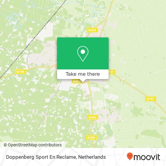 Doppenberg Sport En Reclame map