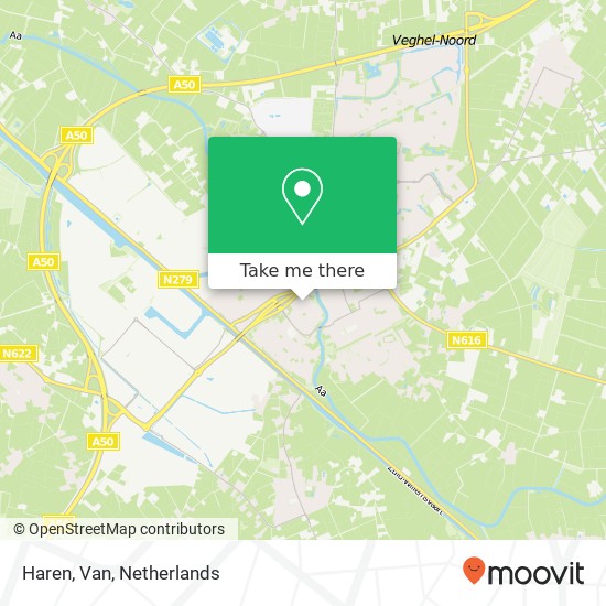 Haren, Van map