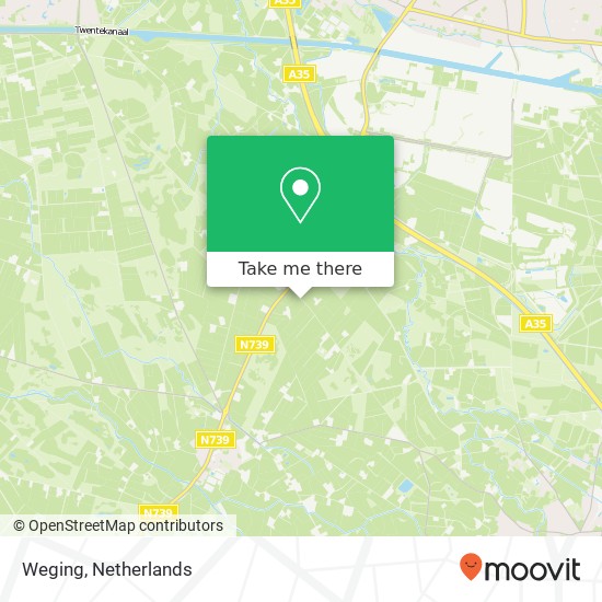 Weging map