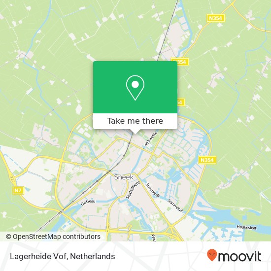 Lagerheide Vof map