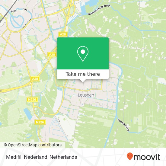 Medifill Nederland map