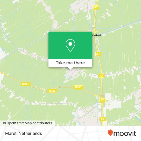 Maret map