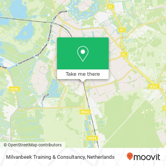 Milvanbeek Training & Consultancy map