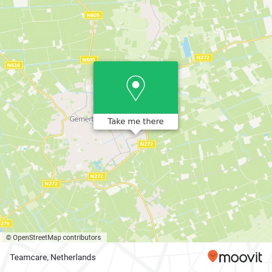 Teamcare map