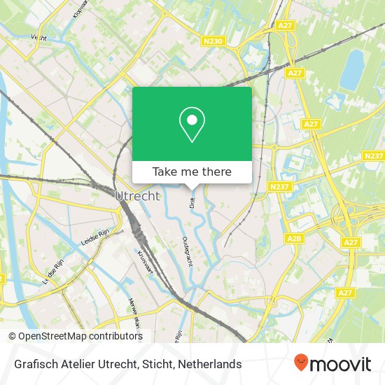 Grafisch Atelier Utrecht, Sticht map