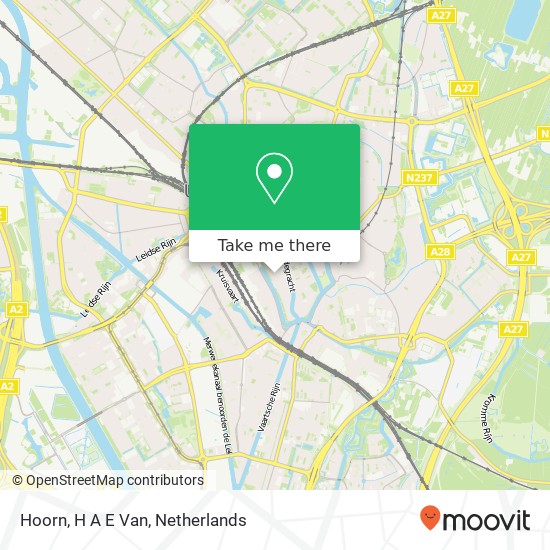 Hoorn, H A E Van map