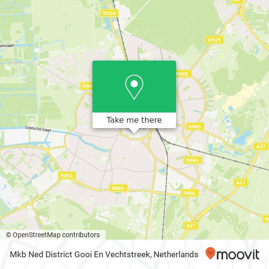 Mkb Ned District Gooi En Vechtstreek map