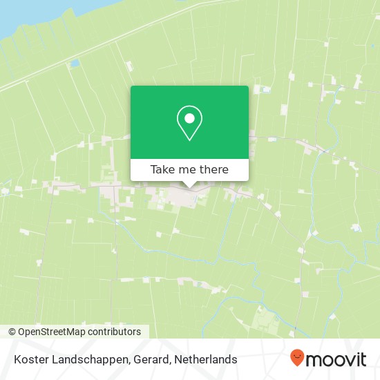 Koster Landschappen, Gerard map