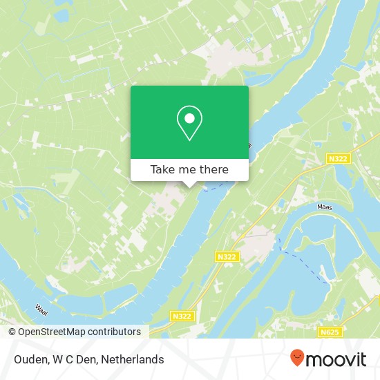 Ouden, W C Den map