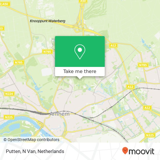 Putten, N Van map