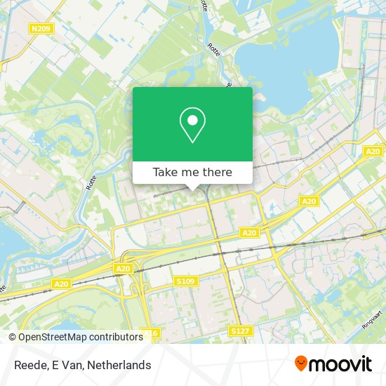 Reede, E Van map