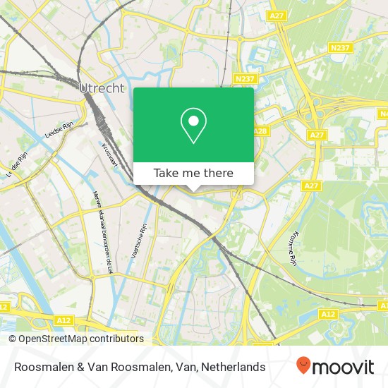 Roosmalen & Van Roosmalen, Van map