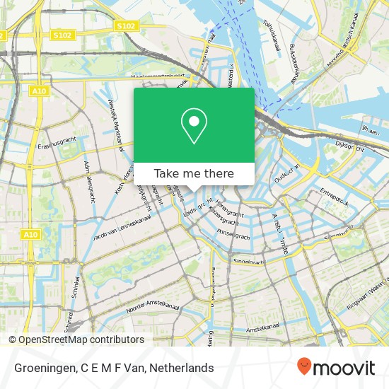 Groeningen, C E M F Van map