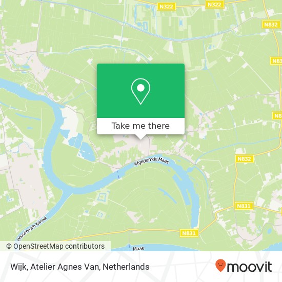 Wijk, Atelier Agnes Van map