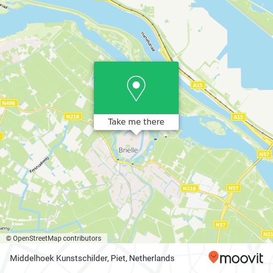 Middelhoek Kunstschilder, Piet map