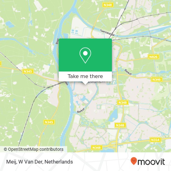 Meij, W Van Der map