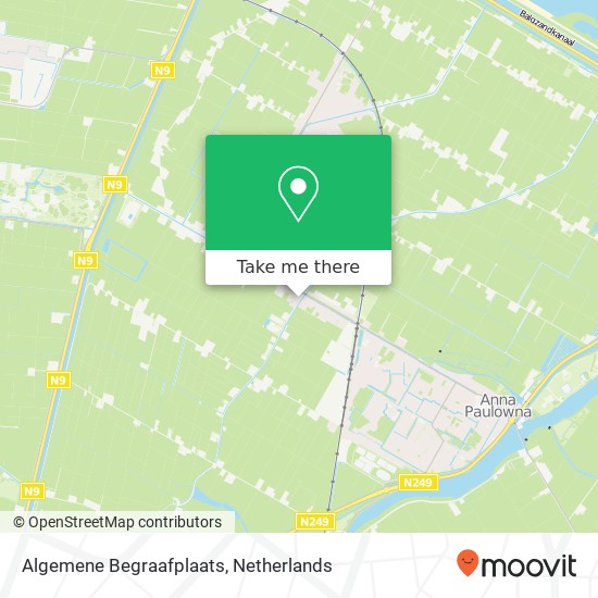 Algemene Begraafplaats map