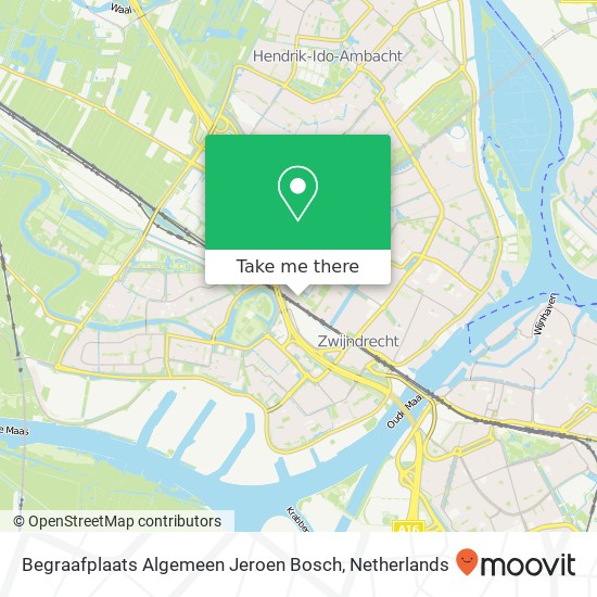 Begraafplaats Algemeen Jeroen Bosch map