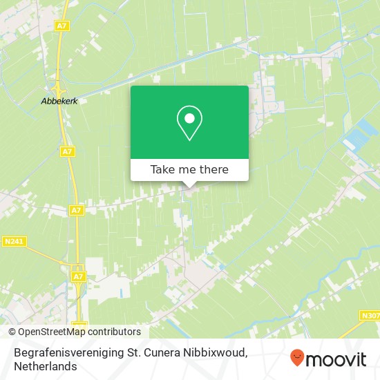 Begrafenisvereniging St. Cunera Nibbixwoud Karte