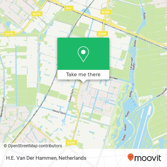 H.E. Van Der Hammen map