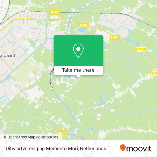 Uitvaartvereniging Memento Mori Karte