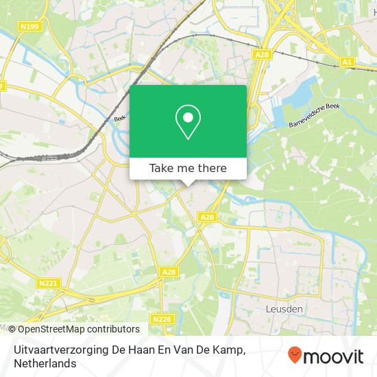 Uitvaartverzorging De Haan En Van De Kamp Karte