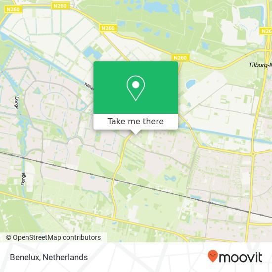 Benelux Karte