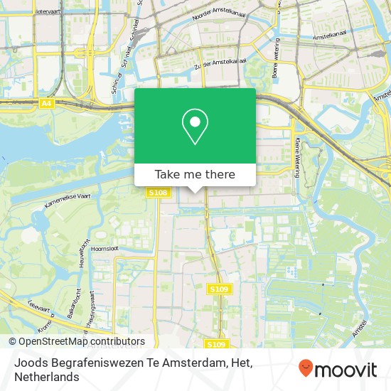 Joods Begrafeniswezen Te Amsterdam, Het Karte