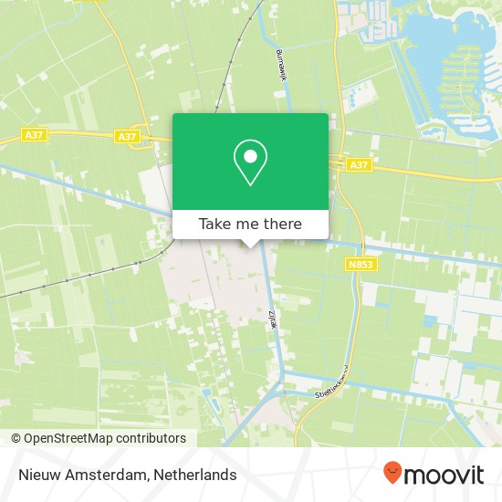 Nieuw Amsterdam Karte