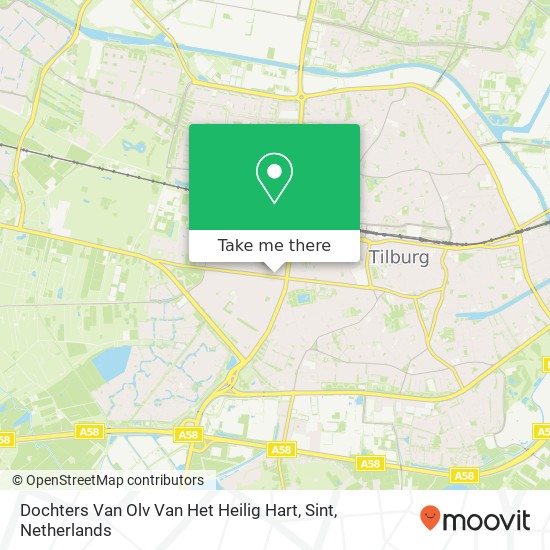 Dochters Van Olv Van Het Heilig Hart, Sint map